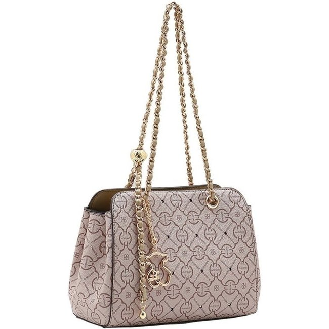 Bolsa Chenson Classic Cristal Ombro Natural Incolor