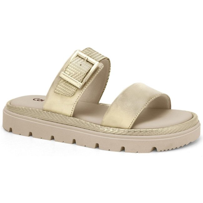 Chinelo Feminino Flatform Ouro Comfortflex 2546303-5