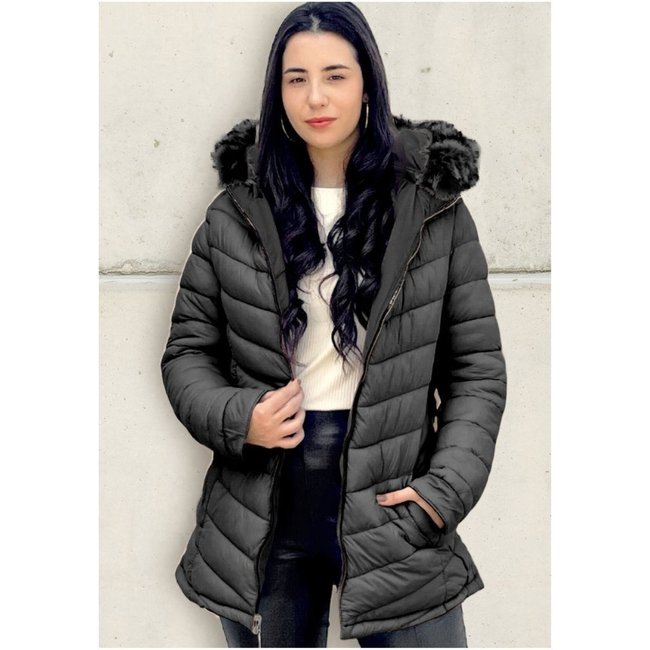Parka Rudély Reversível Preto