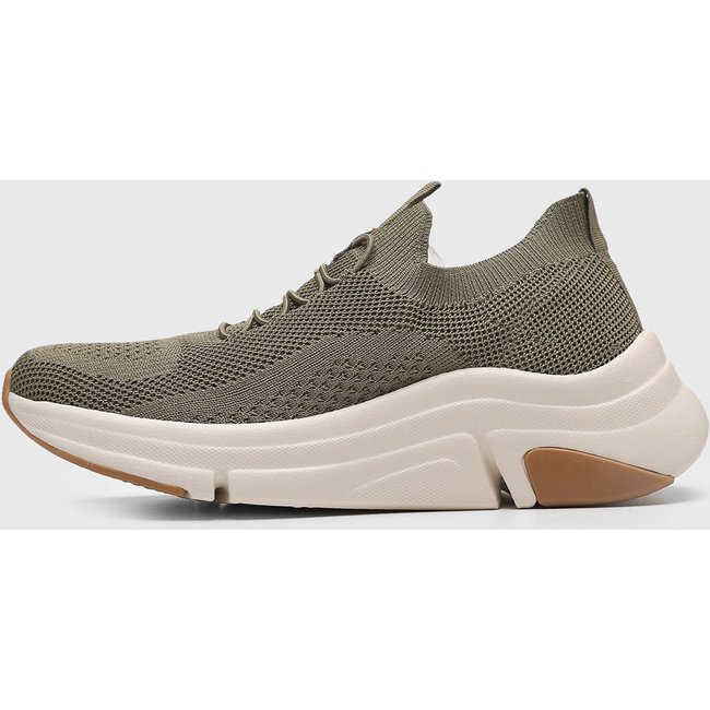 Tênis Feminino Modare Knit Verde Oliva
