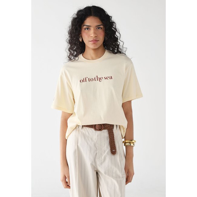 Blusa Feminina Dress To Silk Off To The Sea Off-White