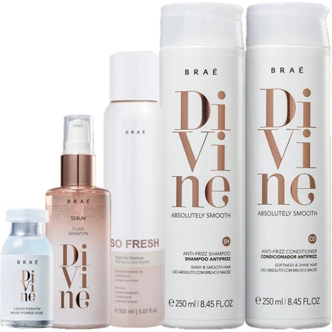 Brae Divine Kit Duo 250ml Plume 60ml Ampola 13ml e So Fresh 150ml