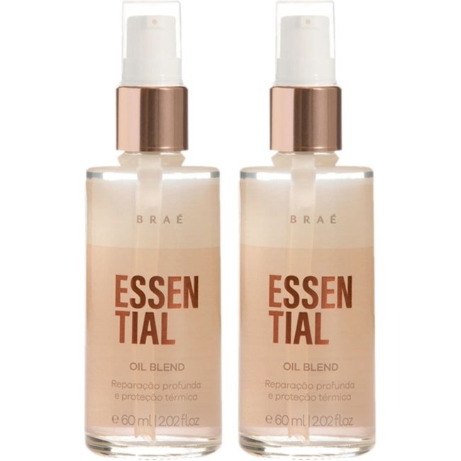 Kit Braé Essential Oil Repair - Óleo Reparador 60 ml (2 unidades)