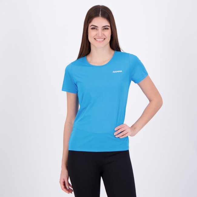 Camiseta Rainha Feminina Azul Céu