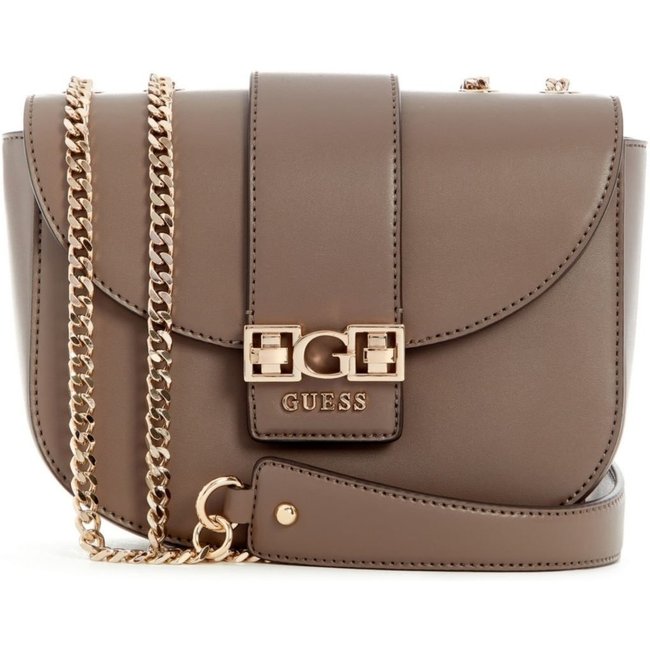 Bolsa Guess Jane Convertible Xbody Flap Bege