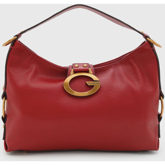 Bolsa Feminina Guess Grande Detalhe G Vermelha