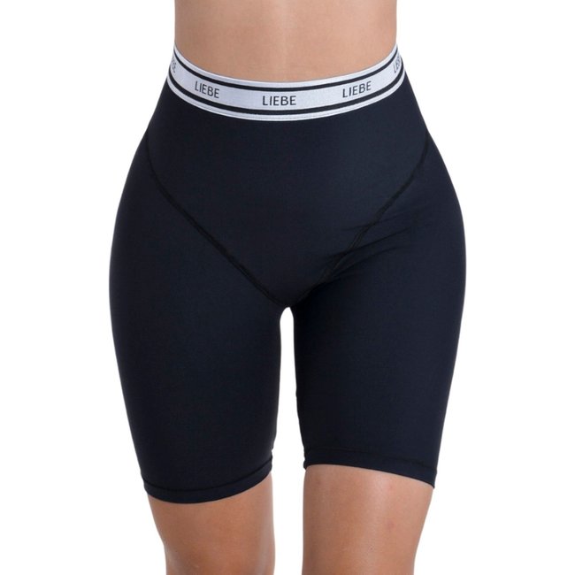 Shorts fitness em tecido Emana e compressão feminino Liebe -