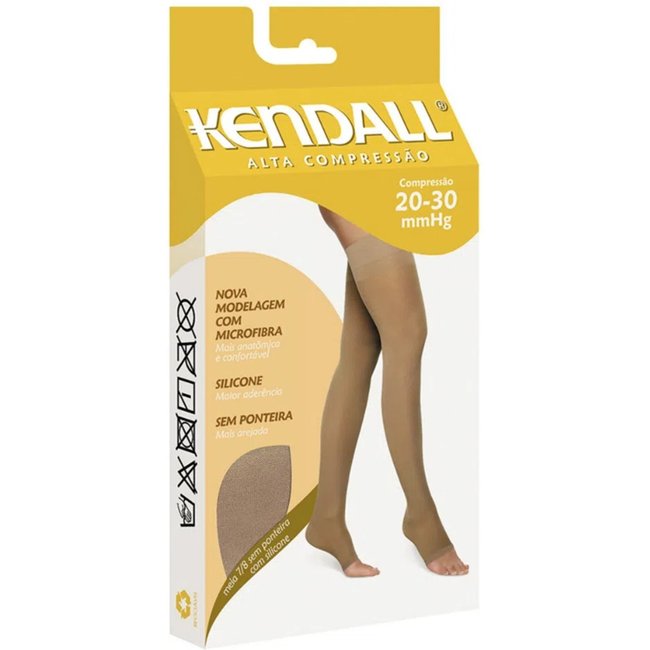 Meia Kendall 7/8 Alta Compressão sem Ponteira - 1713 Mel