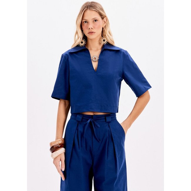 Blusa Gola Polo Manga Curta My Favorite Things