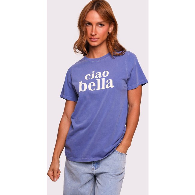 t-shirt azul ciao bella Mundo Lolita