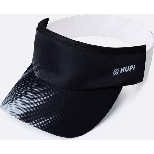 Viseira para Corrida HUPI Tuna Branco e Preto Branco