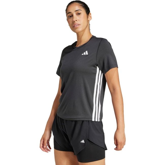 Camiseta Treino Essentials 3-Stripes adidas Performance Preto