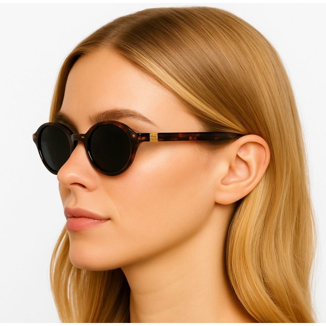 Óculos Modelo Virginia Retrô Lente UV400 Premium Marrom