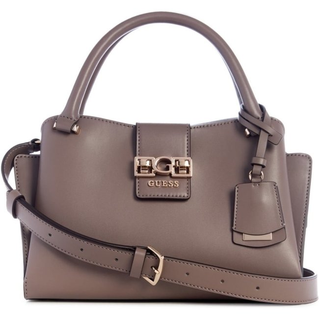 Bolsa Guess Jane Small Satchel Bege