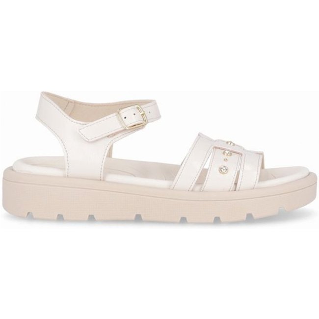 Sandália Gabriela Anabela Baixo Off White