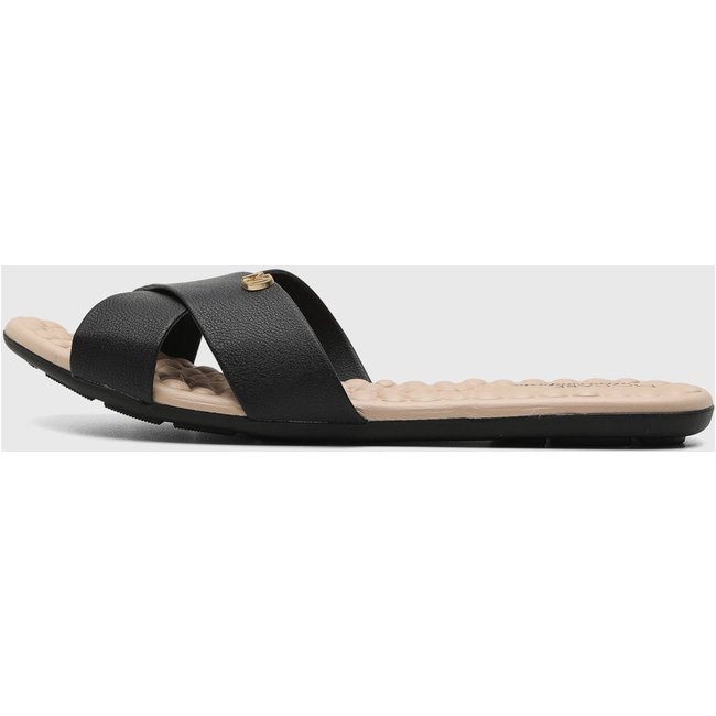 Rasteira Modare Transpasse Preta