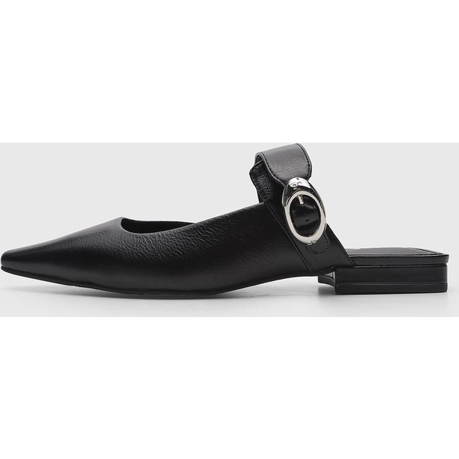 Mule Feminino Jorge Bischoff Bico Fino Preta