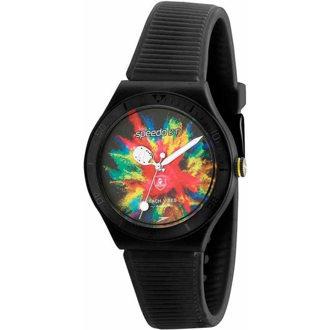 Relógio Feminino Speedo Esportivo e Resistente Aço Preto Speedo