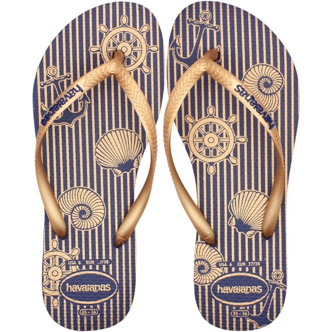 Chinelo de Dedo Havaianas Slim Nautical Feminino