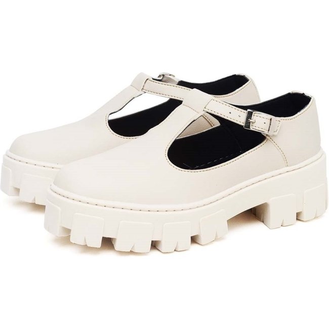 Sapato de Boneca Feminino DUBUY 1415FG Off-White