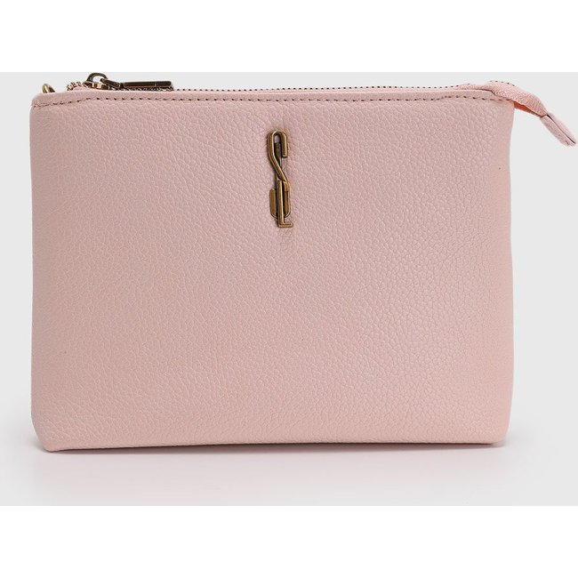 Bolsa Feminina Santa Lolla Alça Corrente Rosa Claro