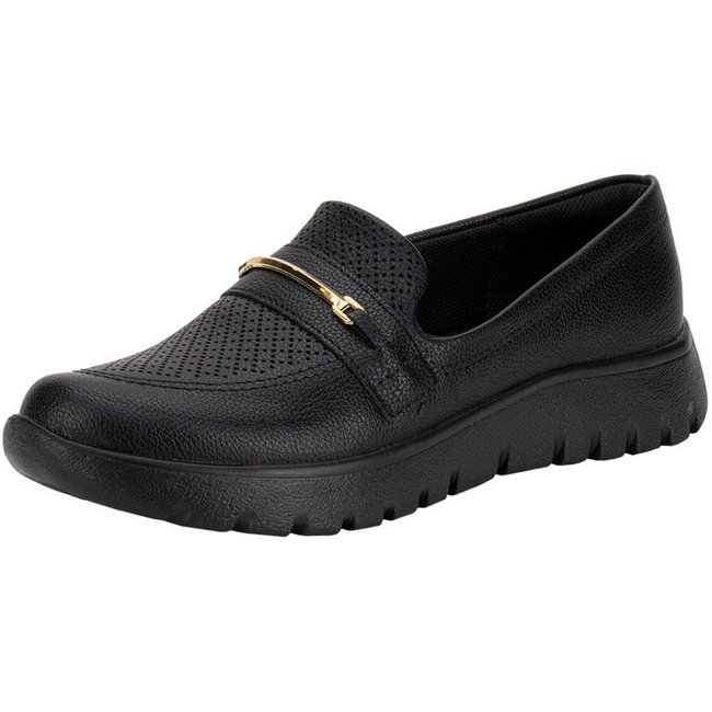 Tênis Feminino Slip On Vick Piccadilly 950046 0089500 Preto