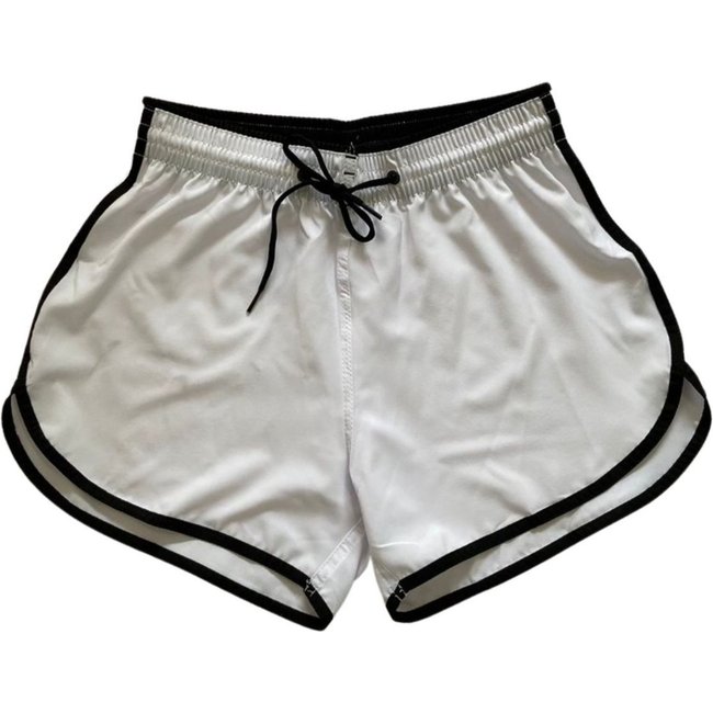 Short Tactel Moda Praia Feminino Shortinho Liso Bermuda