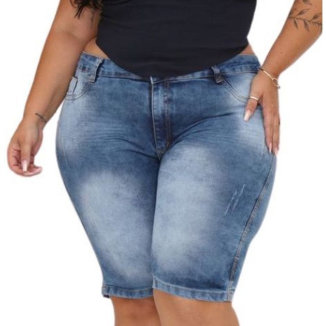 Bermuda Jeans Clara Plus Size Alleppo Jeans Lina
