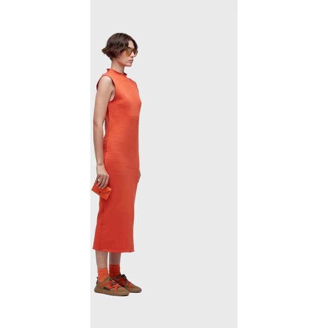 Vestido cavado double face rug OSKLEN