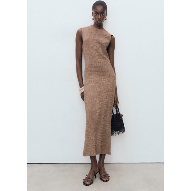 Vestido Feminino Mango Tura Bege