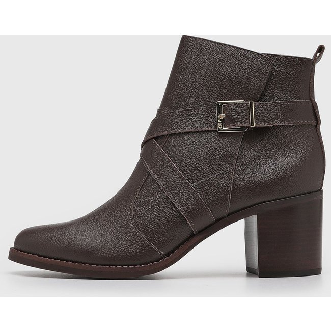 Bota Cano Baixo Feminina Jorge Bischoff Marrom
