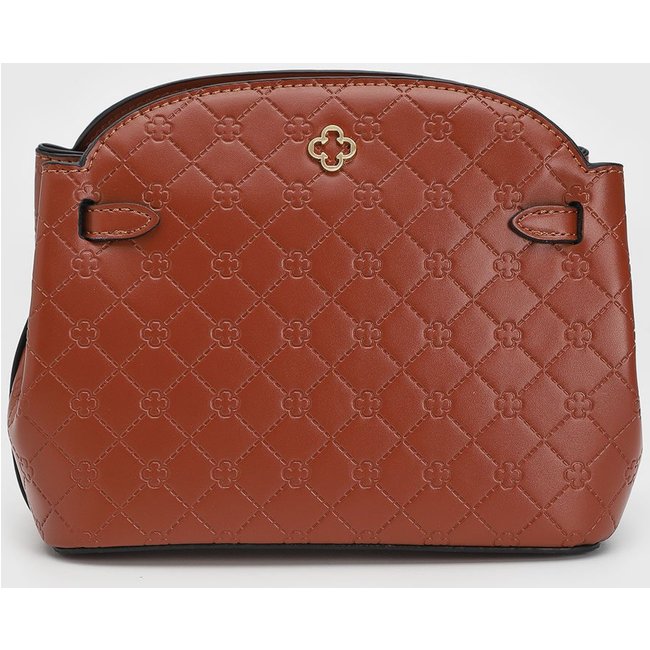 Bolsa Feminina Capodarte Média Monograma Camel