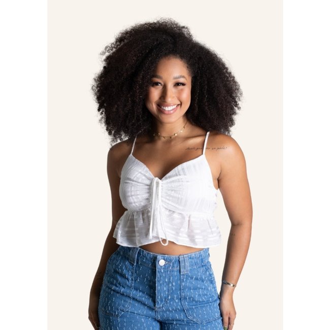 Cropped Sawary Fashion Serena OFF WHITE