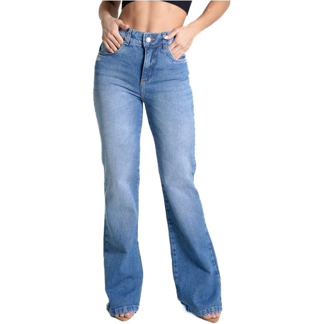 Calça Jeans Sawary Boot Cut - 281316 - Azul - Sawary