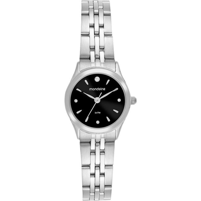 Relógio Feminino Mondaine Prata Aço Caixa Pequena Mondaine