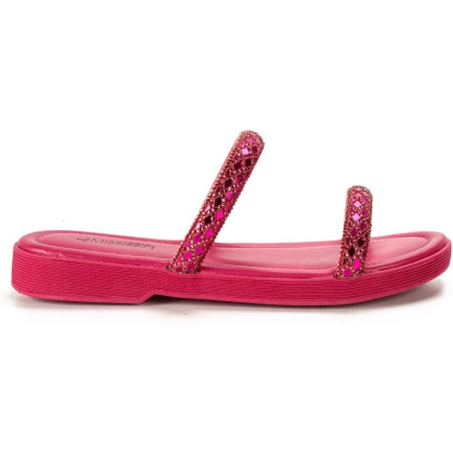 Chinelo Slide Enfeite Pink Mississipi MI371-0002