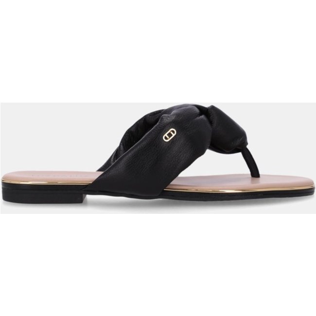 Chinelo Couro Luz da Lua - 54870068 Luz Da Lua Preto