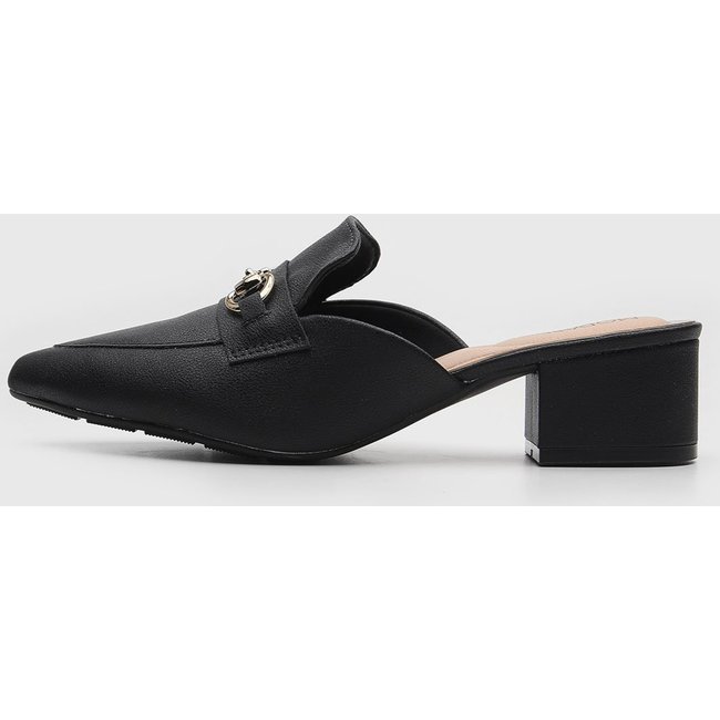 Mocassim Mule Modare Médio Preto