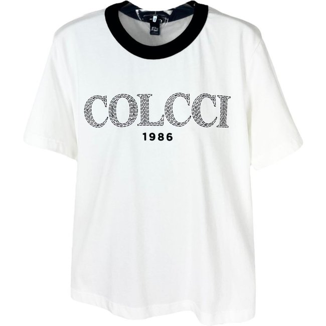 Camiseta Feminina Comfy Com Logo Frontal Colcci Off Shell