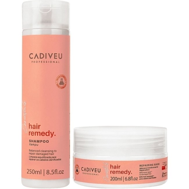Kit Cadiveu Professional Hair Remedy Shampoo e Máscara (2 produtos)