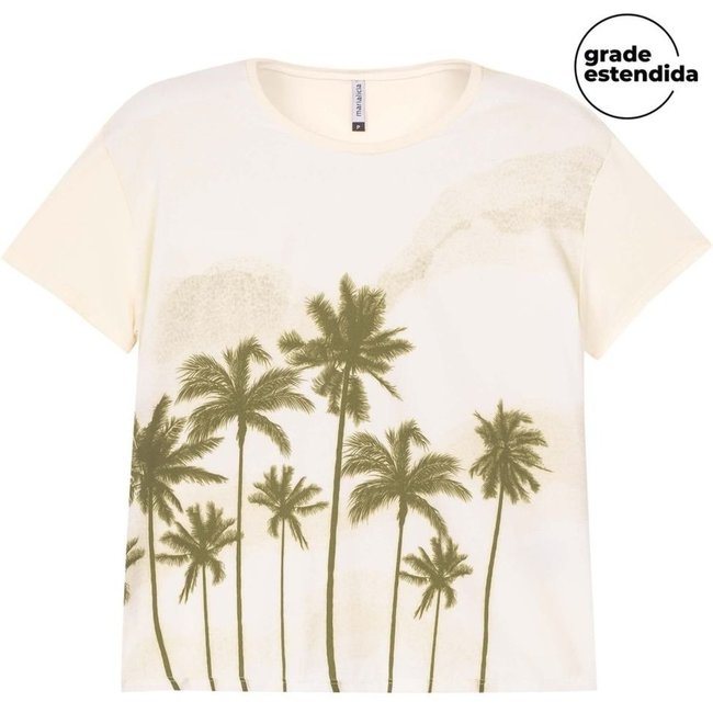 Blusa Feminina Com Sublimação Marialícia Amarelo