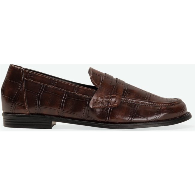 Mocassim Olsen Croco Marrom Suzana Santos