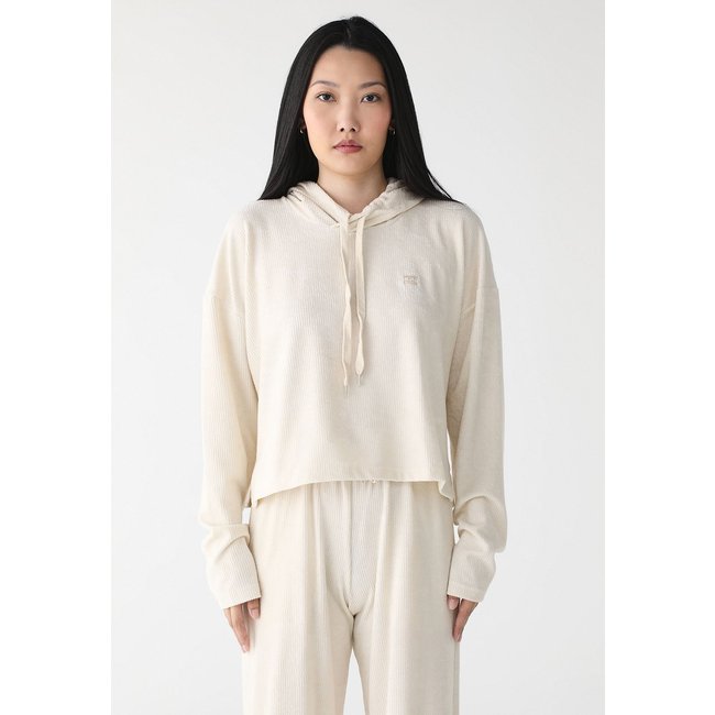 Blusa Veludo Cotelê Billabong Reta Lanais Off-White