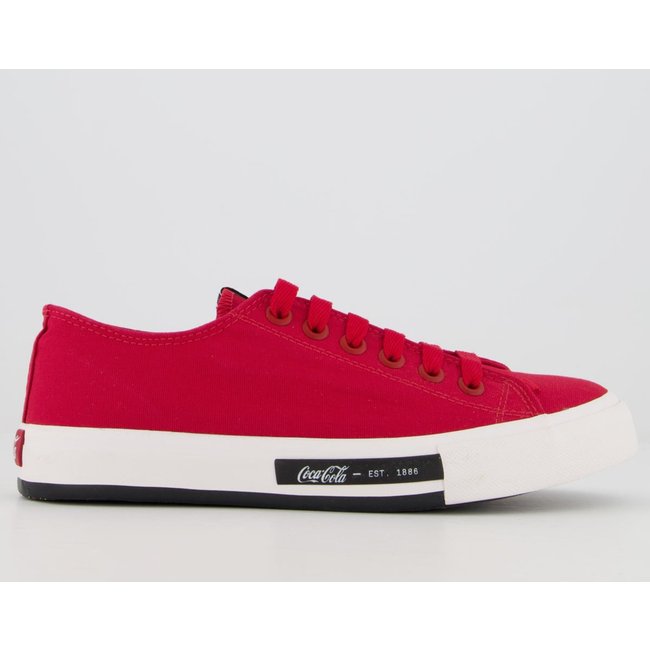 Tênis Coca Cola Daytona Feminino Vermelho