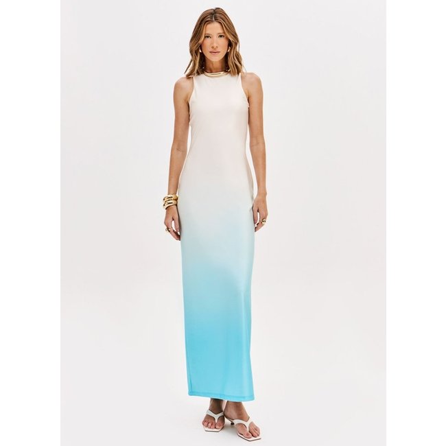 Vestido Super Midi Com Fenda Posterior Lança Perfume
