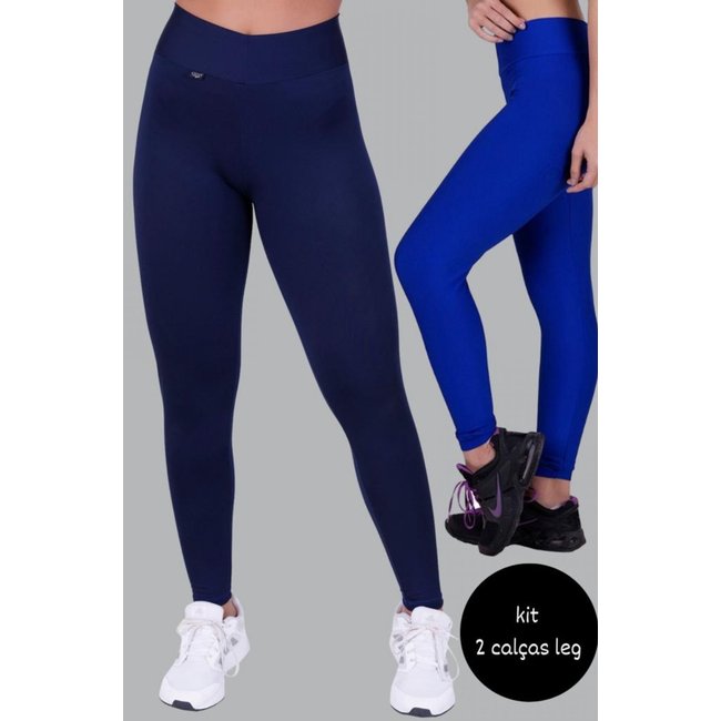 Kit 2 Peças Calça Leg Basica