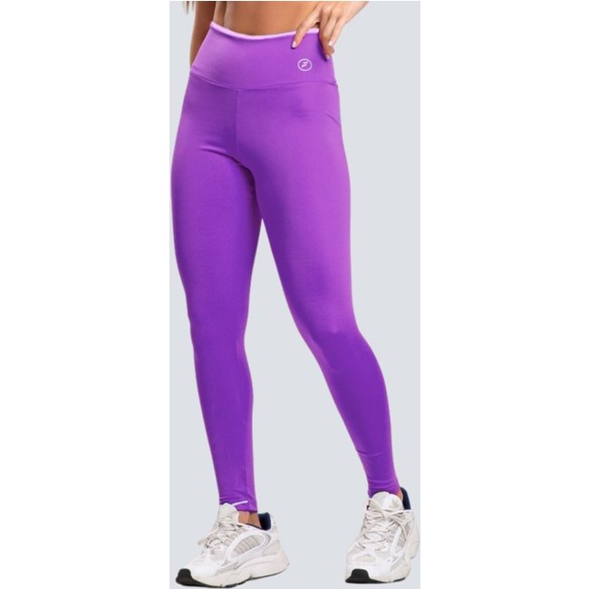 Legging Fit One Element Suplex Cós Alto Zero Transparência Uva