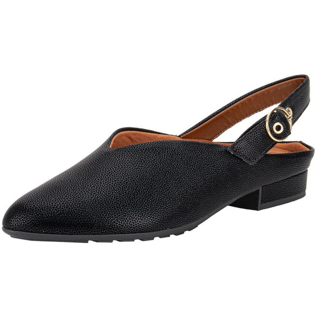 Sapato Feminino Salto Grosso Piccadilly 265001 A0085001 Preto