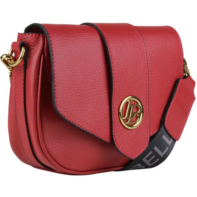 Bolsa feminina em couro Linea Bella 5229 Vermelho