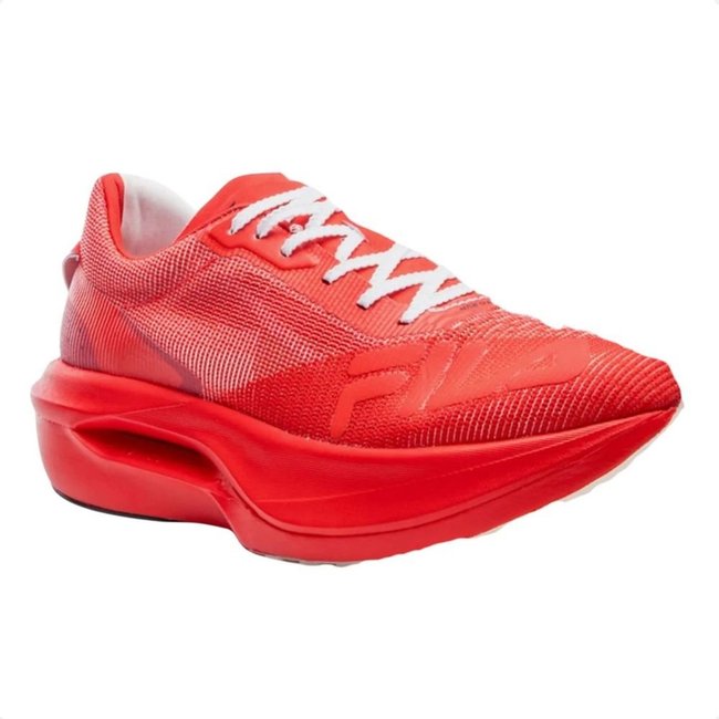 Tênis Corrida Feminino Fila Racer Carbon 3 Branco E Vermelho